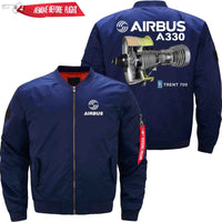 Thumbnail for AIRBUS A330 TRENT 700 Rolls-Royce Ma-1 Bomber Jacket Flight Jacket Aviator Jacket THE AV8R