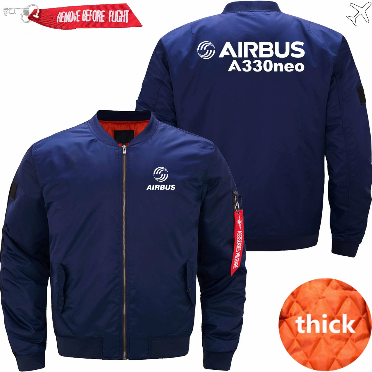 AIRBUS A330NEO Ma-1 Bomber Jacket Flight Jacket Aviator Jacket THE AV8R