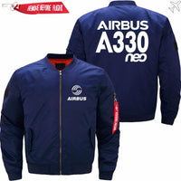 Thumbnail for AIRBUS A330NEO Ma-1 Bomber Jacket Flight Jacket Aviator Jacket THE AV8R