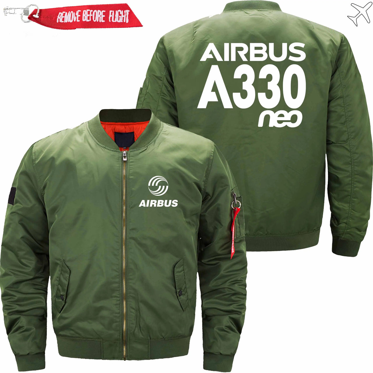 AIRBUS A330NEO Ma-1 Bomber Jacket Flight Jacket Aviator Jacket THE AV8R