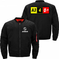 Thumbnail for AIRBUS A340 Ma-1 Bomber Jacket Flight Jacket Aviator Jacket THE AV8R