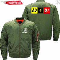 Thumbnail for AIRBUS A340 Ma-1 Bomber Jacket Flight Jacket Aviator Jacket THE AV8R