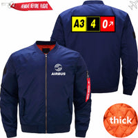 Thumbnail for AIRBUS A340 Ma-1 Bomber Jacket Flight Jacket Aviator Jacket THE AV8R