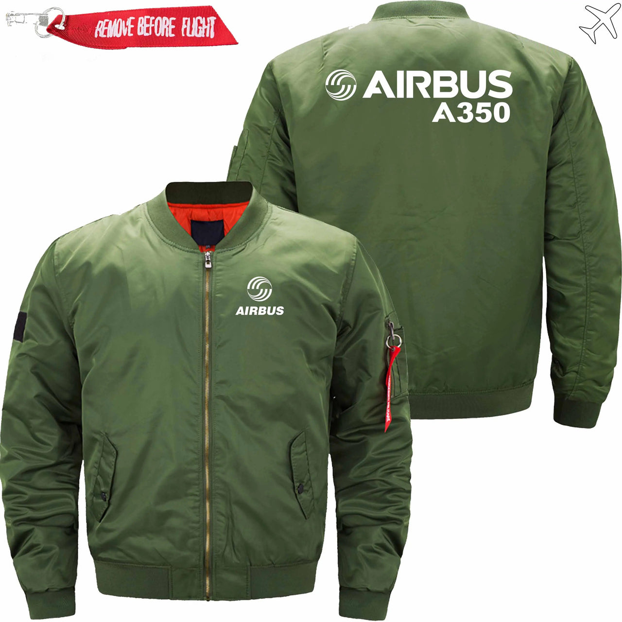 AIRBUS A350 Ma-1 Bomber Jacket Flight Jacket Aviator Jacket THE AV8R