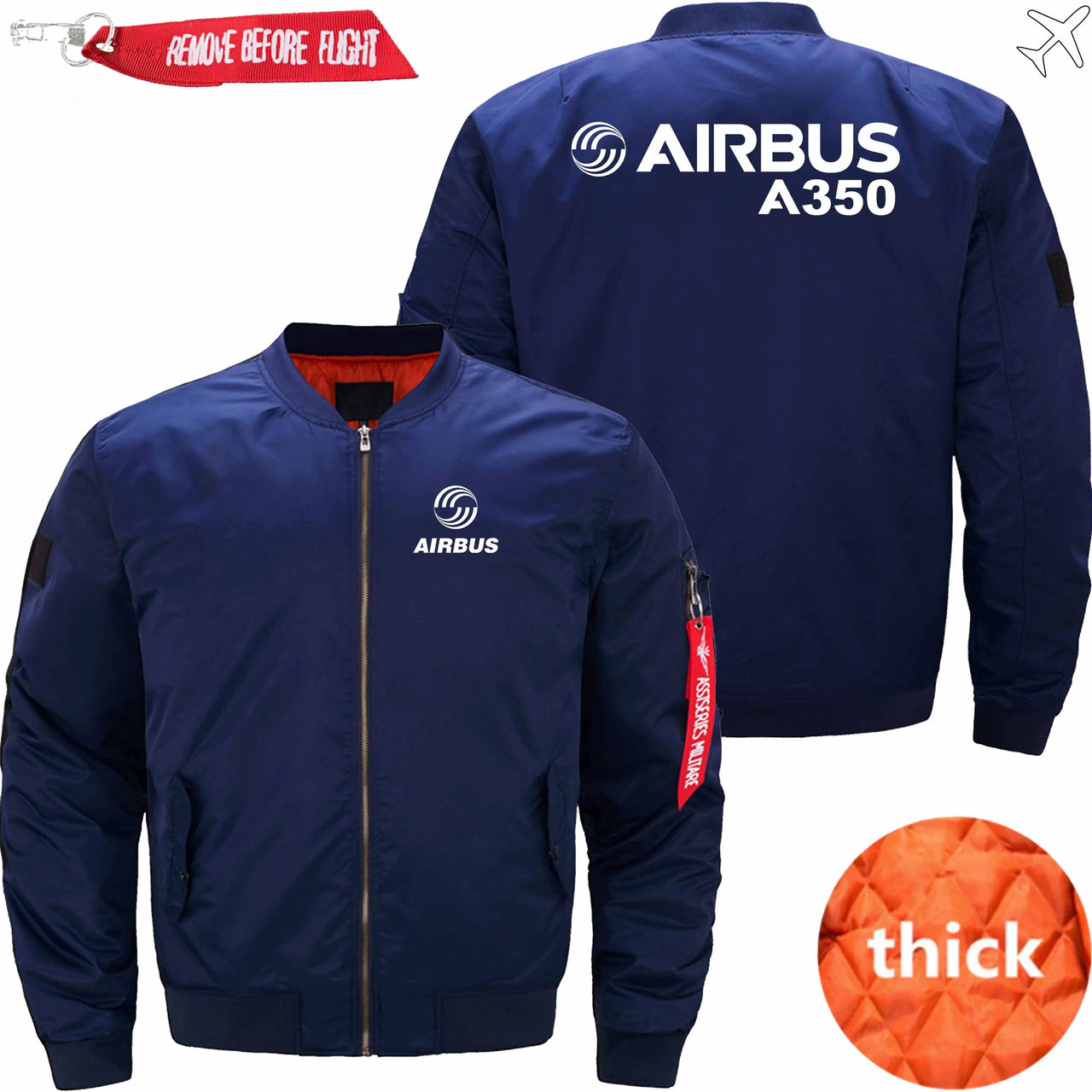 AIRBUS A350 Ma-1 Bomber Jacket Flight Jacket Aviator Jacket THE AV8R