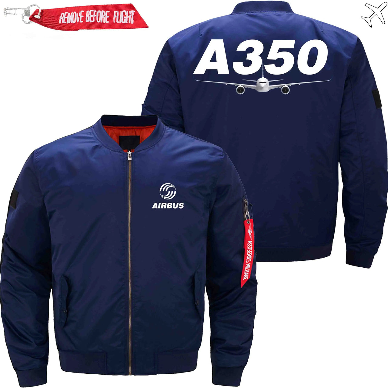 AIRBUS A350 Ma-1 Bomber Jacket Flight Jacket Aviator Jacket THE AV8R