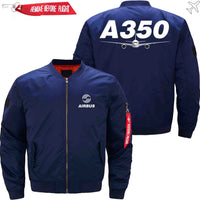 Thumbnail for AIRBUS A350 Ma-1 Bomber Jacket Flight Jacket Aviator Jacket THE AV8R