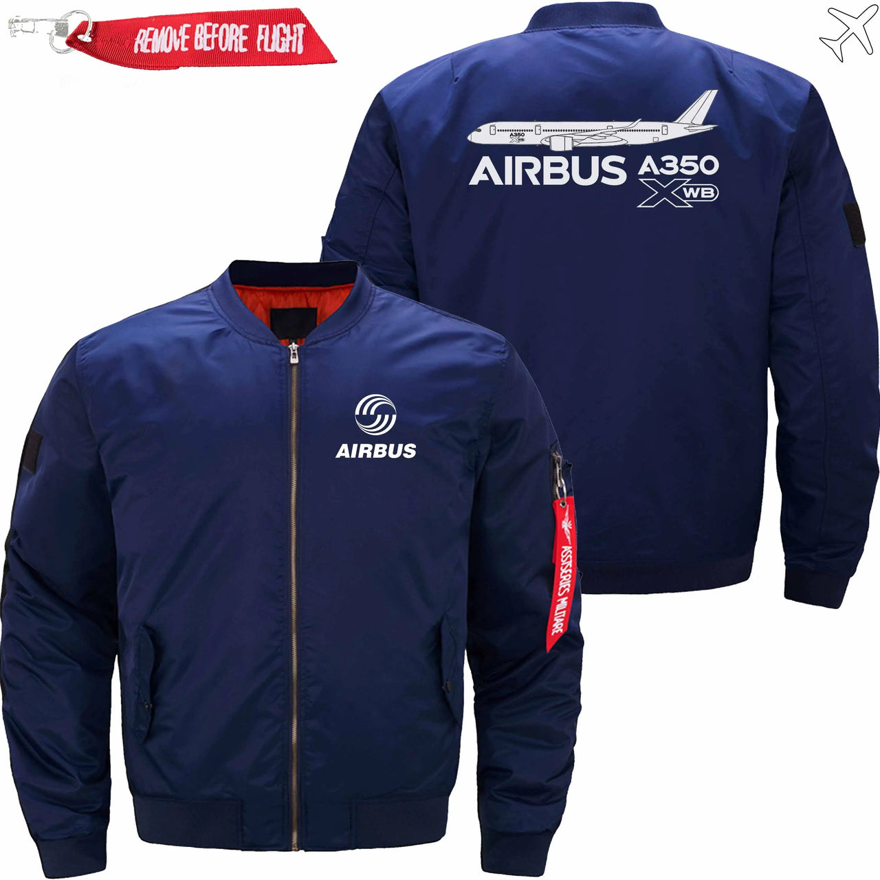 AIRBUS A350XWB Ma-1 Bomber Jacket Flight Jacket Aviator Jacket THE AV8R