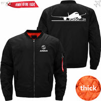 Thumbnail for AIRBUS A350XWB Ma-1 Bomber Jacket Flight Jacket Aviator Jacket THE AV8R