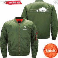 Thumbnail for AIRBUS A350XWB Ma-1 Bomber Jacket Flight Jacket Aviator Jacket THE AV8R