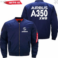 Thumbnail for AIRBUS A350XWB Ma-1 Bomber Jacket Flight Jacket Aviator Jacket THE AV8R