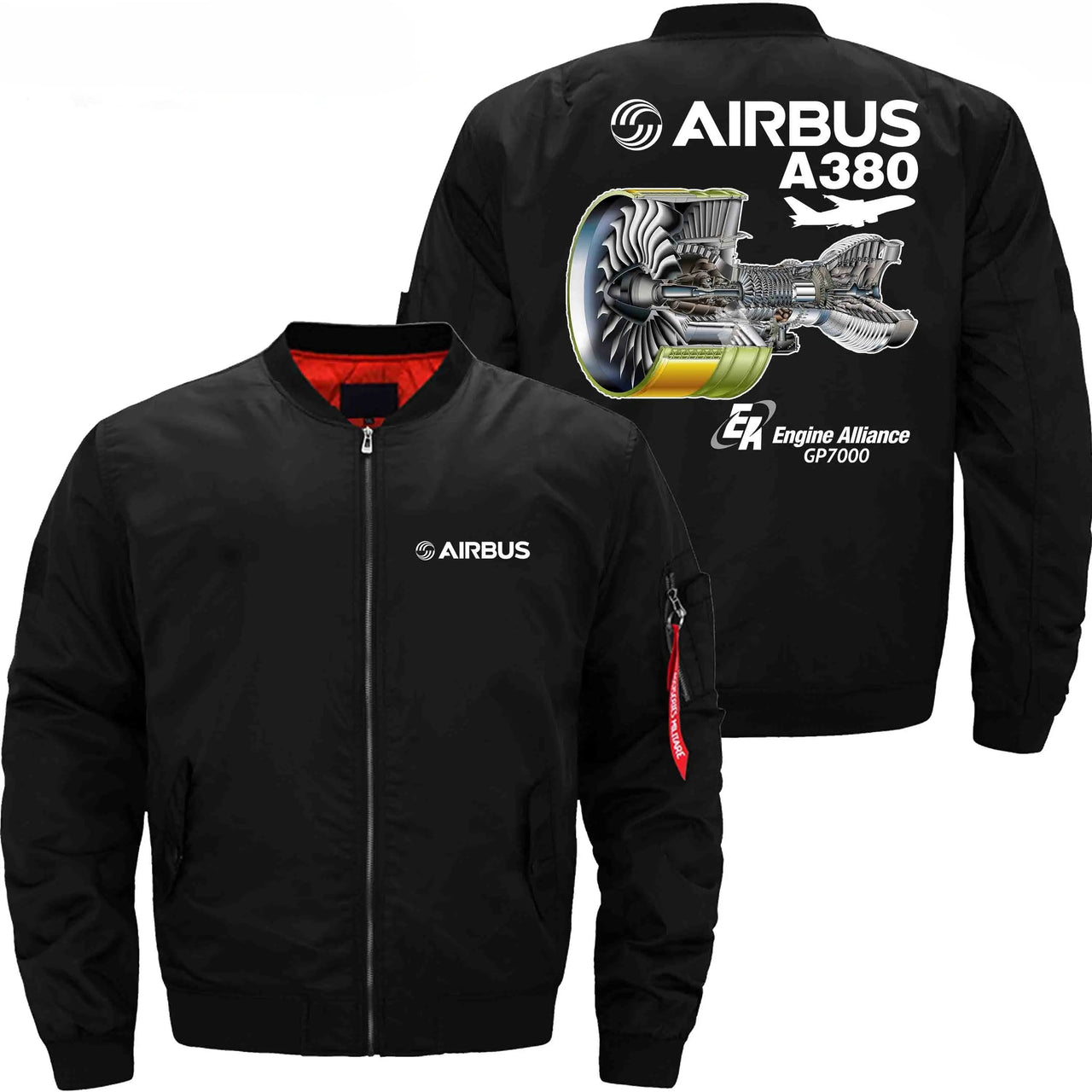 AIRBUS A380 GP7000 Ma-1 Bomber Jacket Flight Jacket Aviator Jacket THE AV8R