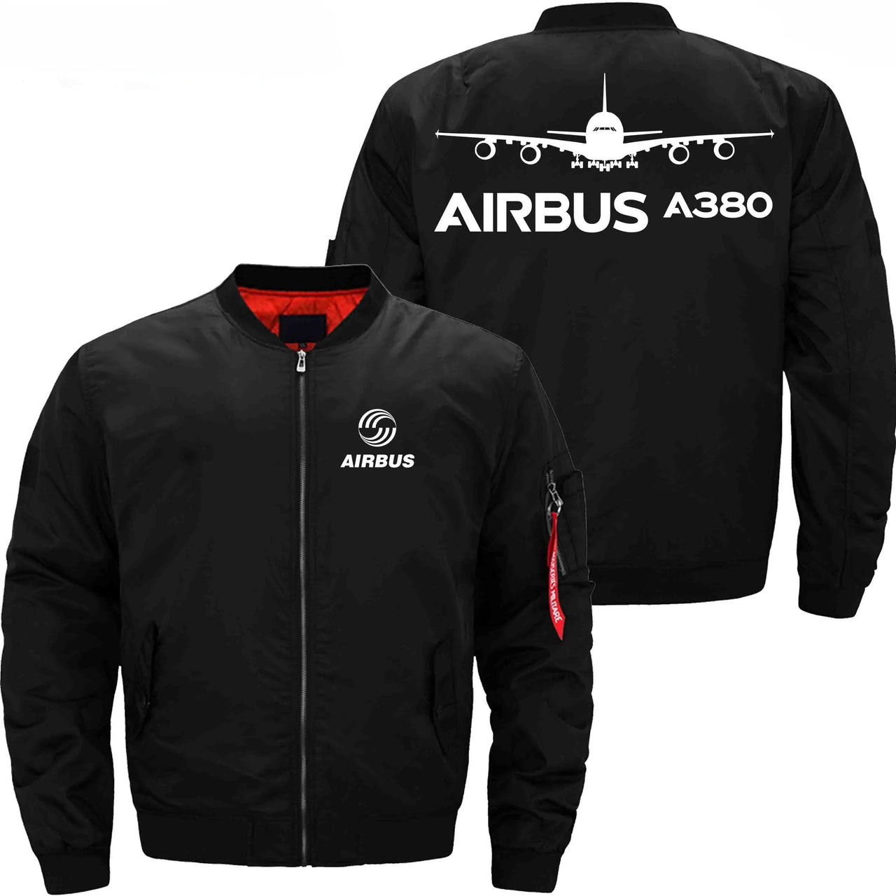 AIRBUS A380 Ma-1 Bomber Jacket Flight Jacket Aviator Jacket THE AV8R