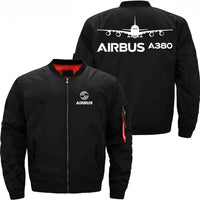 Thumbnail for AIRBUS A380 Ma-1 Bomber Jacket Flight Jacket Aviator Jacket THE AV8R