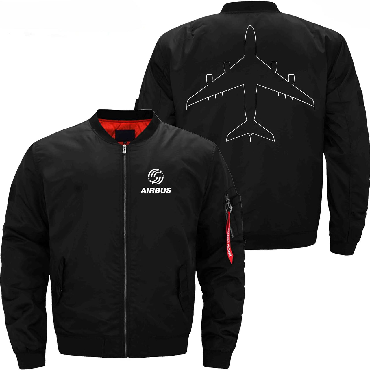 AIRBUS A380 Ma-1 Bomber Jacket Flight Jacket Aviator Jacket THE AV8R