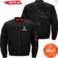 Thumbnail for AIRBUS A380 Ma-1 Bomber Jacket Flight Jacket Aviator Jacket THE AV8R