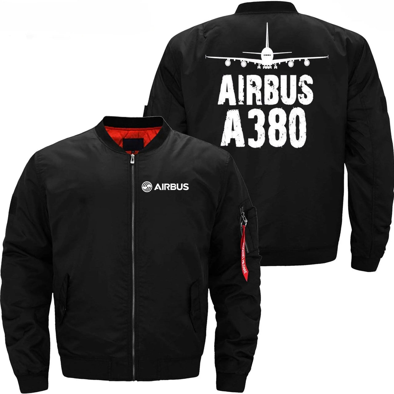 AIRBUS A380 Ma-1 Bomber Jacket Flight Jacket Aviator Jacket THE AV8R