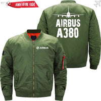 Thumbnail for AIRBUS A380 Ma-1 Bomber Jacket Flight Jacket Aviator Jacket THE AV8R