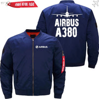 Thumbnail for AIRBUS A380 Ma-1 Bomber Jacket Flight Jacket Aviator Jacket THE AV8R