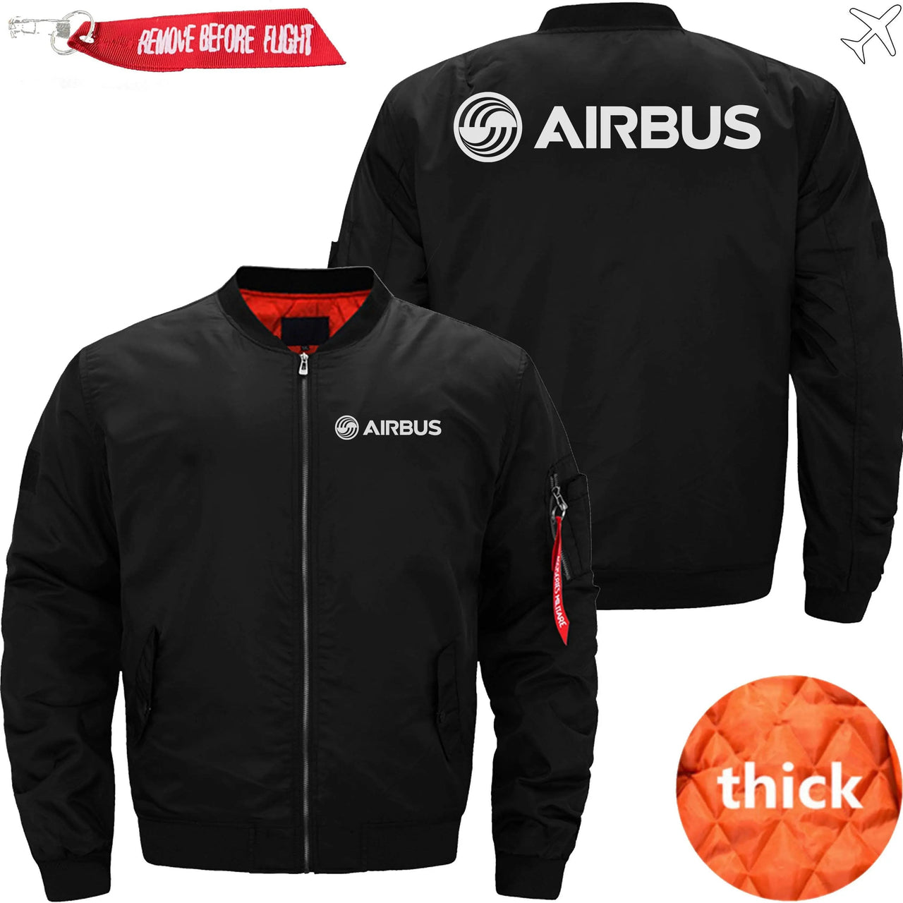 AIRBUS LOGO Ma-1 Bomber Jacket Flight Jacket Aviator Jacket THE AV8R