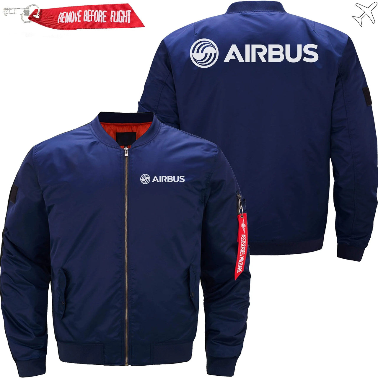 AIRBUS LOGO Ma-1 Bomber Jacket Flight Jacket Aviator Jacket THE AV8R