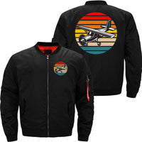 Thumbnail for Cessna 172 Skyhawk Airplane Retro Sunset JACKET THE AV8R