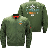 Thumbnail for Airplane Mode Flying Pilot Aviation Aircraft JACKET THE AV8R