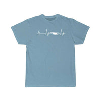 Thumbnail for Heartbeat Airplane Amphibious Ekg Aviator Flying T-SHIRT THE AV8R