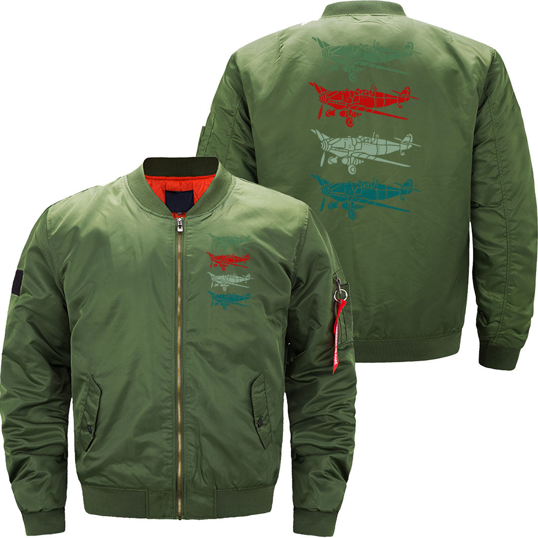 Retro Pilot  I'd Rather be Flying Gift JACKET THE AV8R