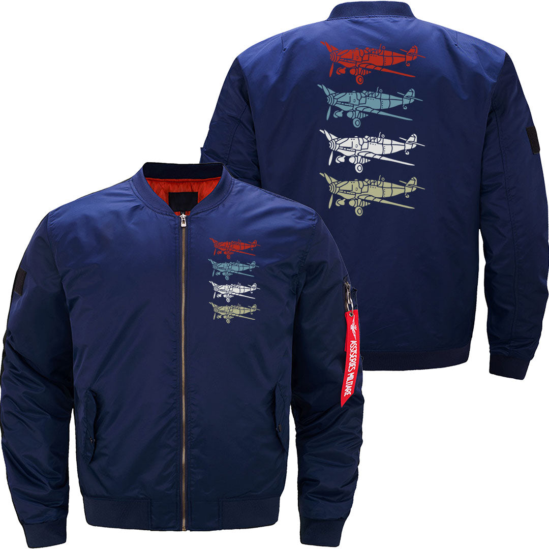 Retro Pilot I'd Rather be Flying Gift JACKET THE AV8R