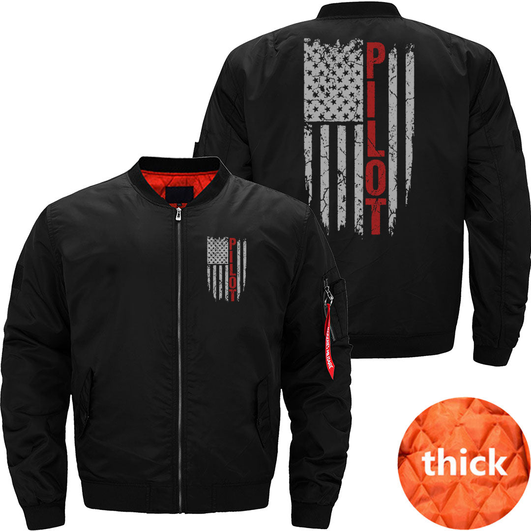 Pilot - United States of American flag JACKET THE AV8R