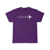 Thumbnail for Airplane Pilot Heartbeat T-SHIRT THE AV8R