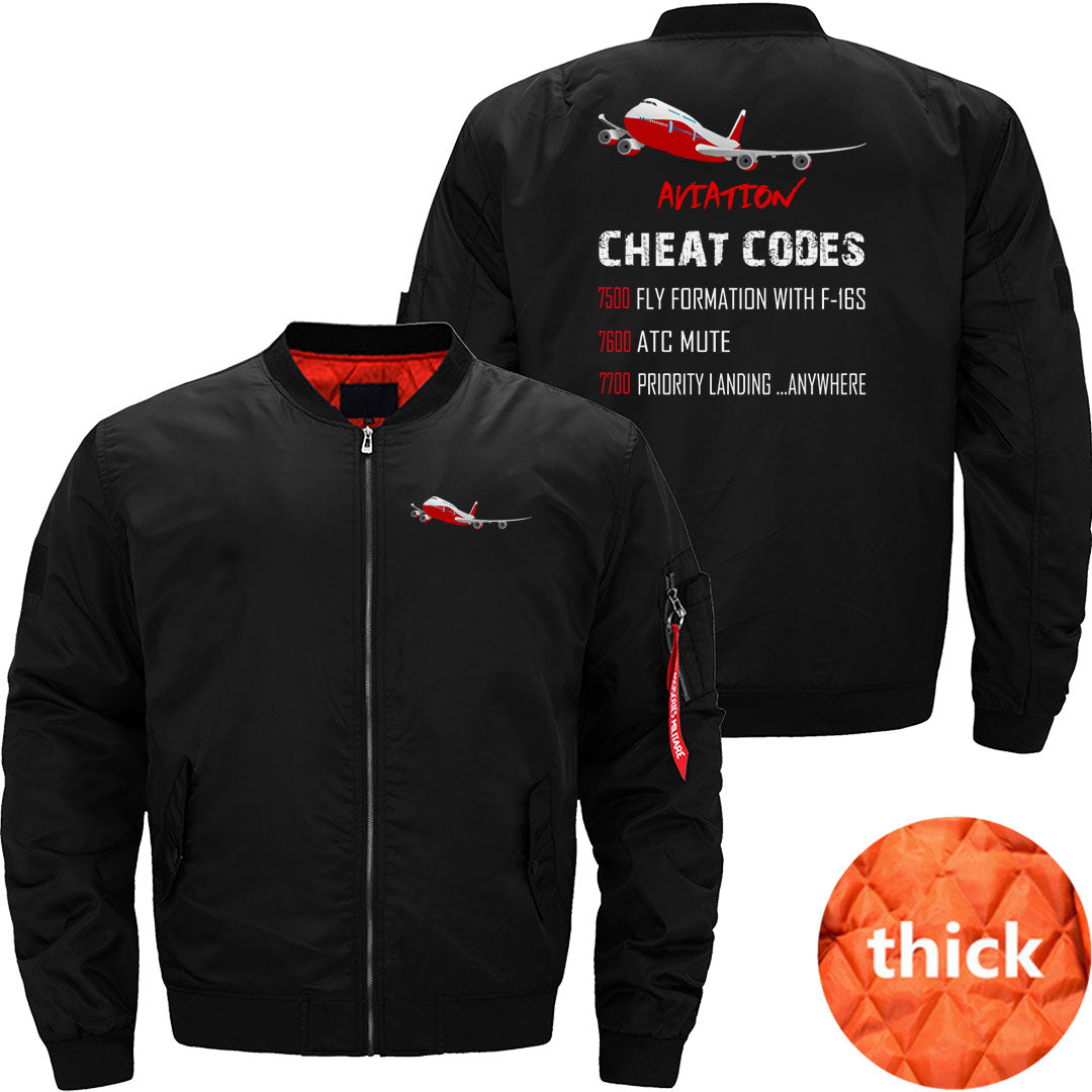 Aviation Cheat Codes 7500 7600 7700  JACKET THE AV8R