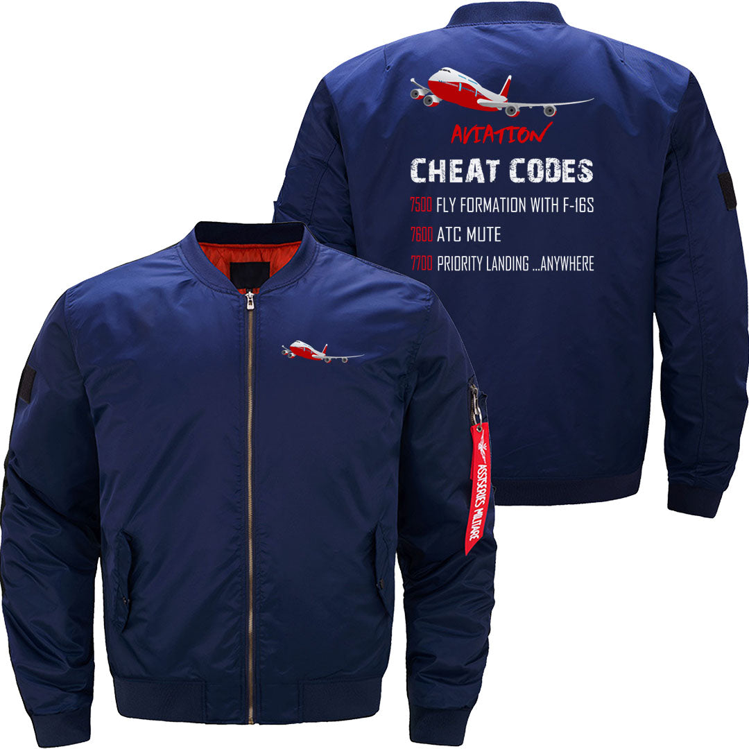 Aviation Cheat Codes 7500 7600 7700  JACKET THE AV8R