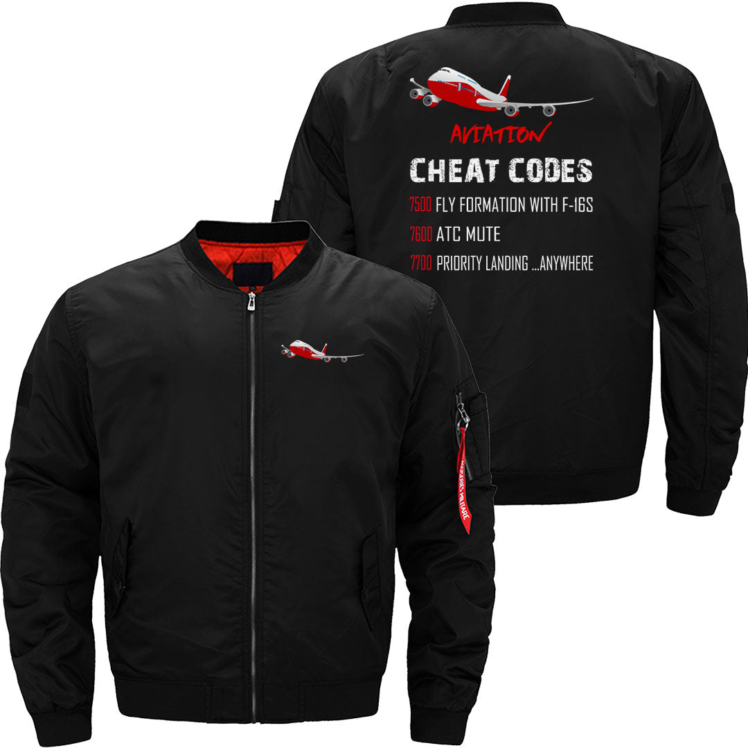 Aviation Cheat Codes 7500 7600 7700  JACKET THE AV8R