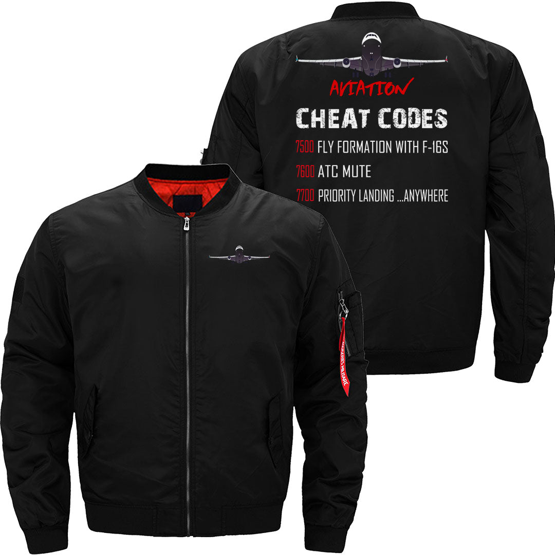 Aviation Cheat Codes 7500 7600 7700 JACKET THE AV8R