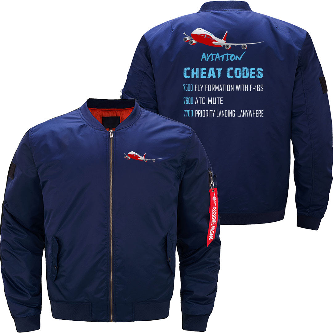 Aviation Cheat Codes 7500 7600 7700 JACKET THE AV8R