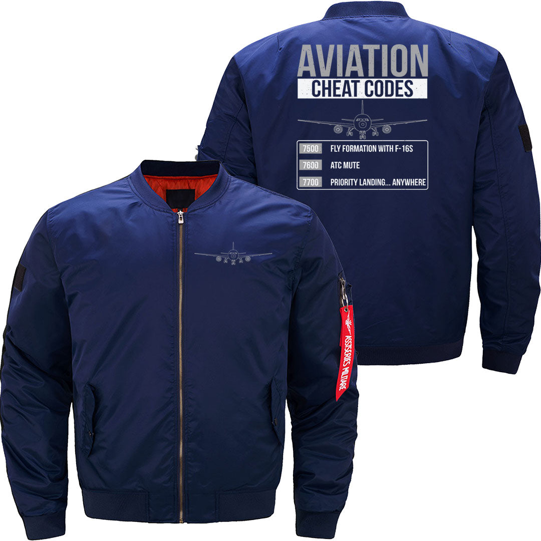 Aviation Cheat Codes Funny For Pilots  JACKET THE AV8R