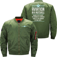 Thumbnail for Aviation In A Nutshell Funny ATC Pilot Gift JACKET THE AV8R