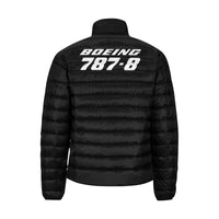 Thumbnail for BOEING 787-8 Men's Stand Collar Padded Jacket e-joyer