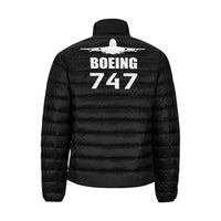 Thumbnail for BOEING 747 Men's Stand Collar Padded Jacket e-joyer