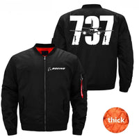 Thumbnail for Boeing  737 Ma-1 Bomber Jacket Flight Jacket Aviator Jacket01 THE AV8R