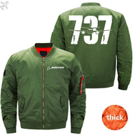 Thumbnail for Boeing  737 Ma-1 Bomber Jacket Flight Jacket Aviator Jacket01 THE AV8R