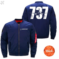 Thumbnail for Boeing  737 Ma-1 Bomber Jacket Flight Jacket Aviator Jacket01 THE AV8R