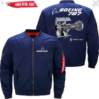 Thumbnail for Boeing  787  Rolls-Royce Trent 1000 Ma-1 Bomber Jacket Flight Jacket Aviator Jacket THE AV8R