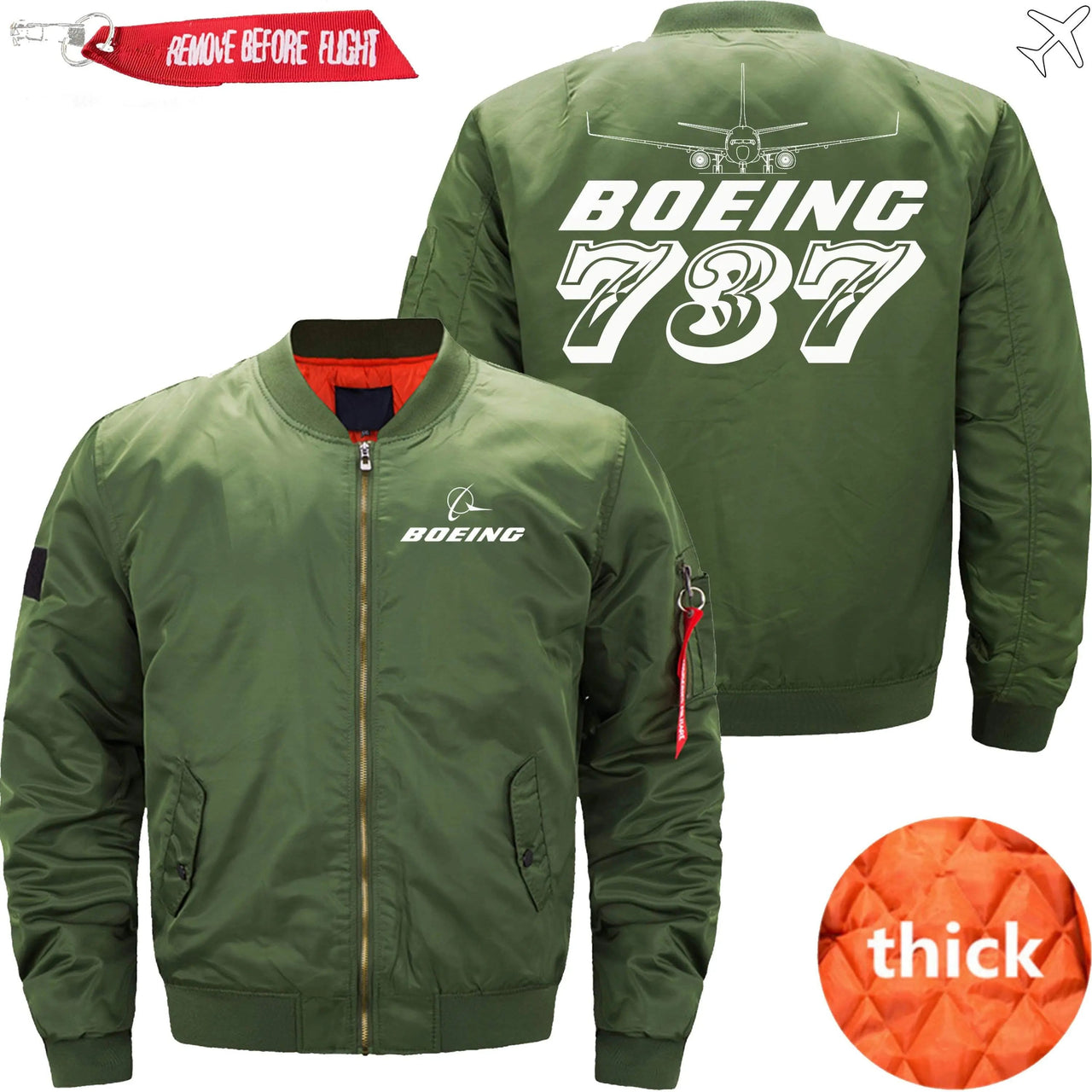 Boeing  787 Ma-1 Bomber Jacket Flight Jacket Aviator Jacket THE AV8R