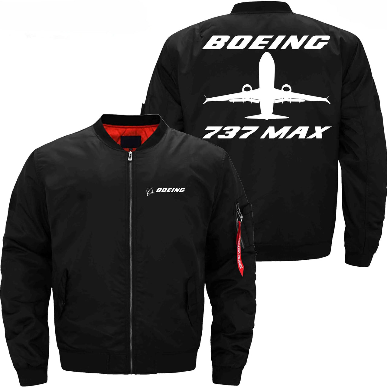 Boeing 737 MAX Ma-1 Bomber Jacket Flight Jacket Aviator Jacket THE AV8R