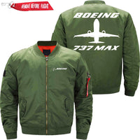 Thumbnail for Boeing 737 MAX Ma-1 Bomber Jacket Flight Jacket Aviator Jacket THE AV8R