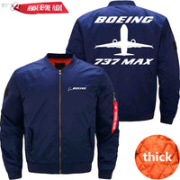 Thumbnail for Boeing 737 MAX Ma-1 Bomber Jacket Flight Jacket Aviator Jacket THE AV8R