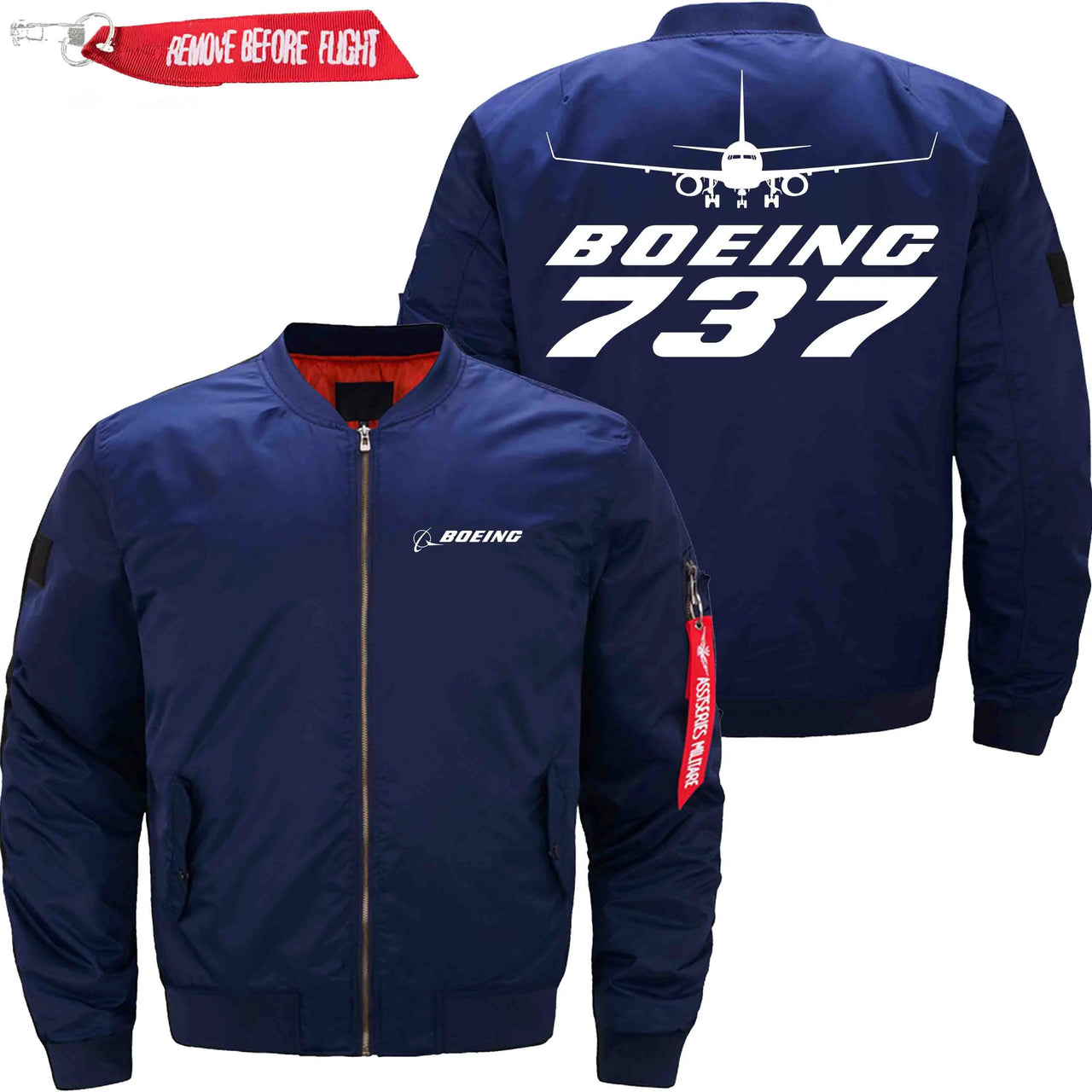 Boeing 737 Ma-1 Bomber Jacket Flight Jacket Aviator Jacket THE AV8R